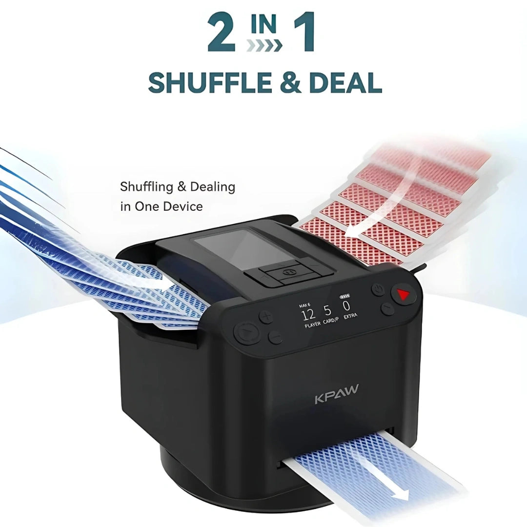 Vallunu™ - Automatic Card Shuffler & Dealer