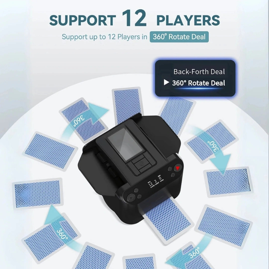 Vallunu™ - Automatic Card Shuffler & Dealer